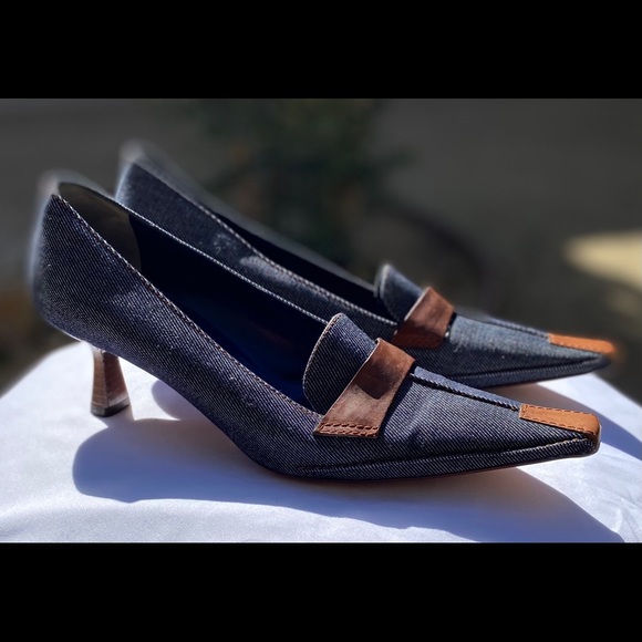 NW Lindsay Perry 🇮🇹 Made Pumps, Sz 37 or 7 - Picture 1 of 9